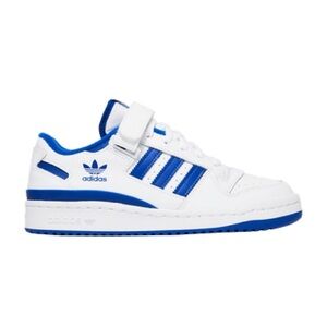 Adidas Kids Sneakers in White and Royal Blue